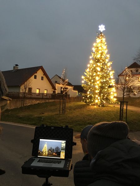 Energetici v Dukovanech zahájí advent projekcí nejvyššího vánočního stromku na Vysočině a jižní Moravě